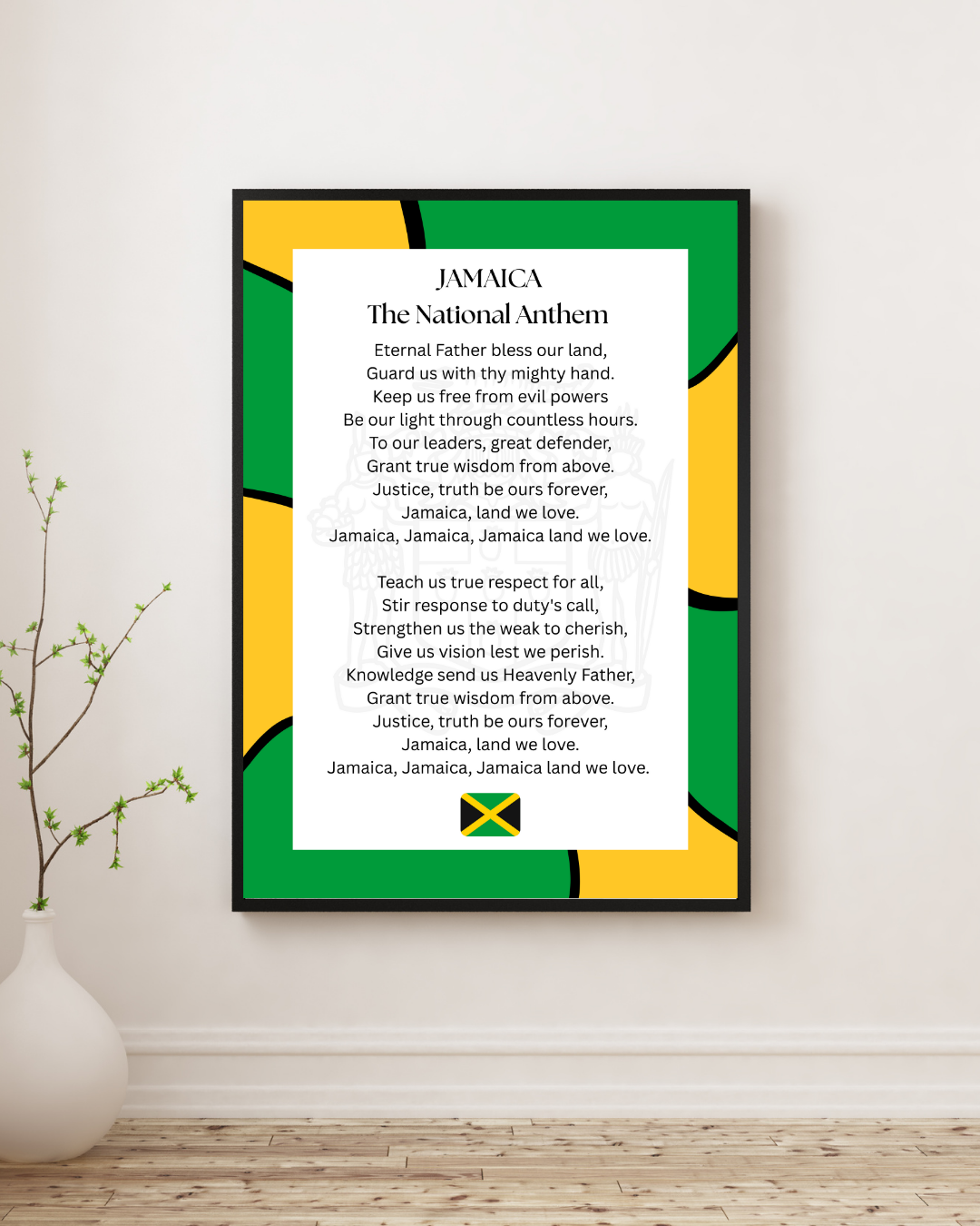 Jamaica National Anthem Poster Print – Ultimate Caribbean