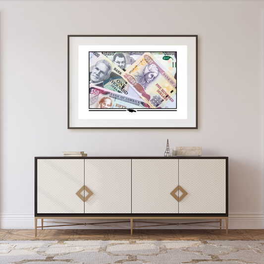 Jamaica Banknotes Poster Print