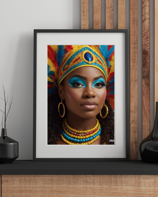 Carnival Queen Poster Print