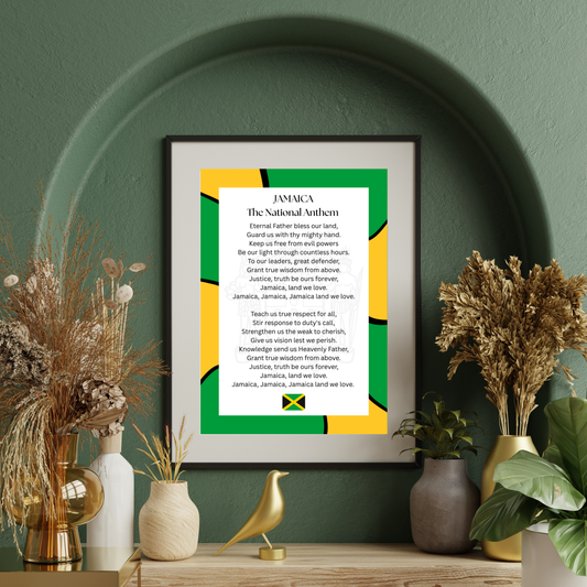 Jamaica National Anthem Poster Print
