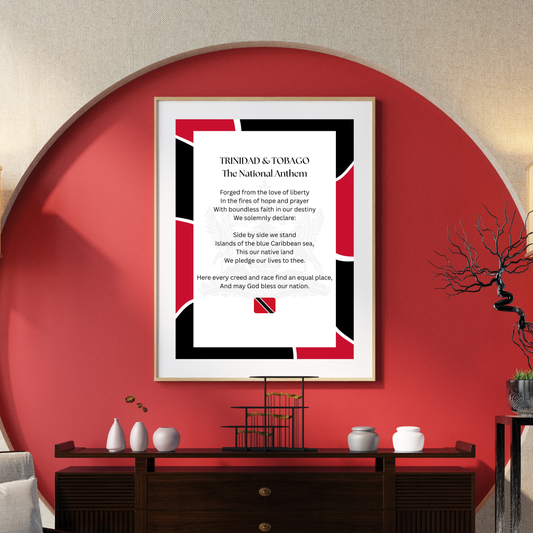 Trinidad & Tobago National Anthem Poster Print