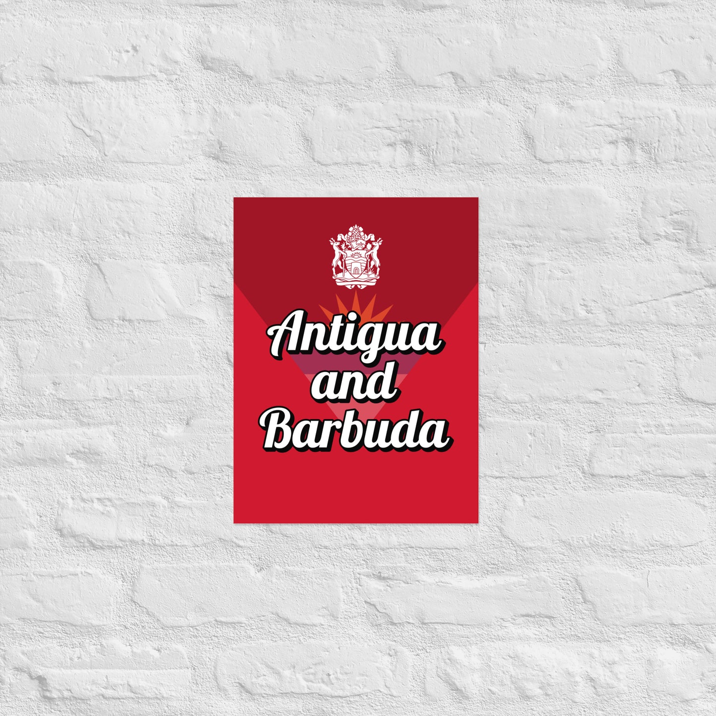 Antigua & Barbuda Wall Art Poster