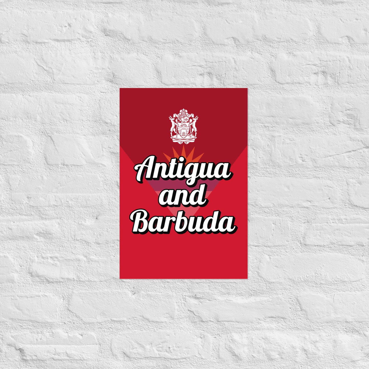 Antigua & Barbuda Wall Art Poster