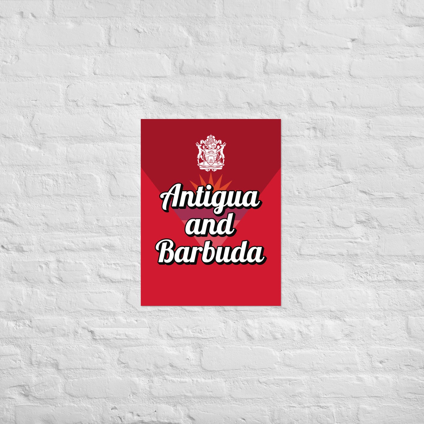 Antigua & Barbuda Wall Art Poster
