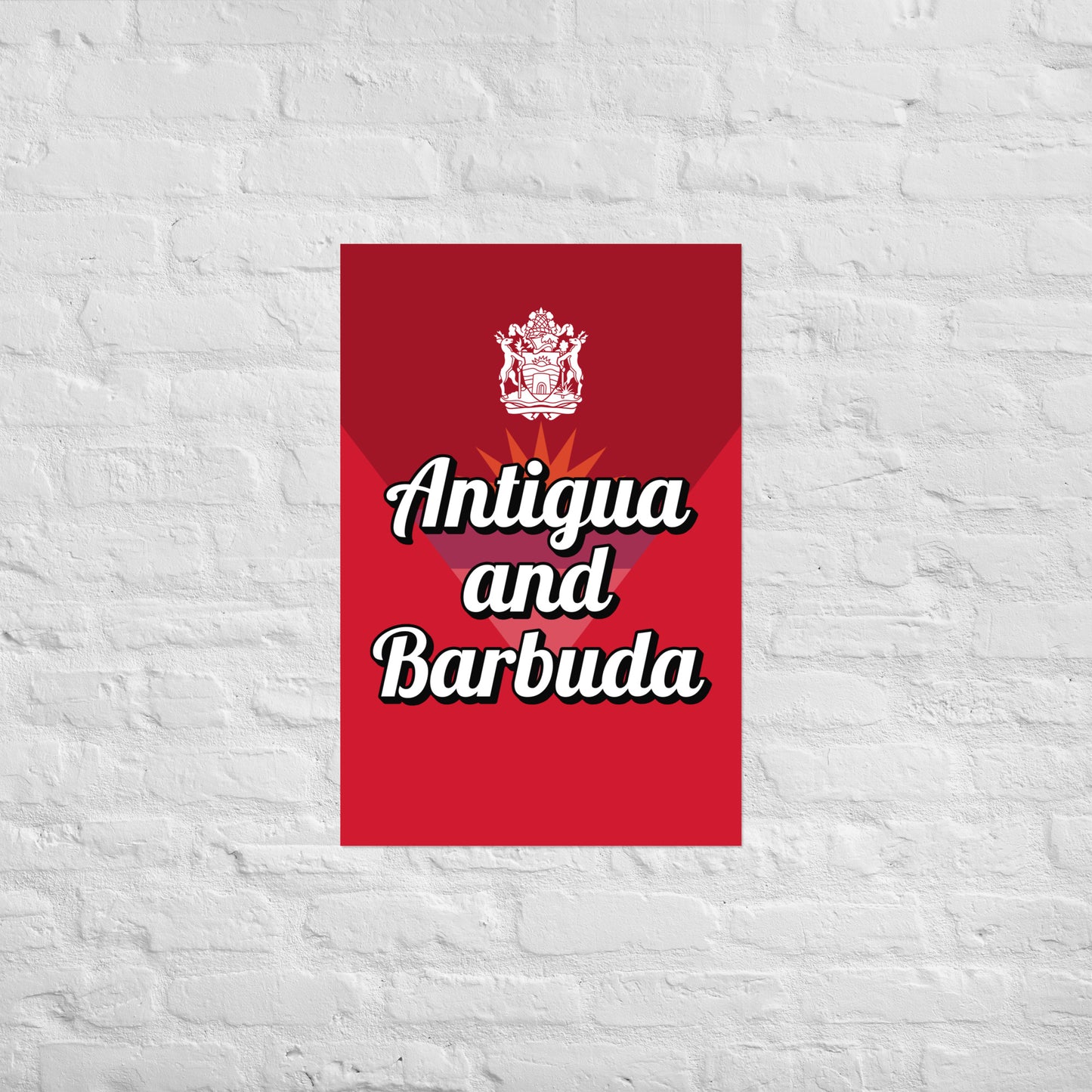 Antigua & Barbuda Wall Art Poster