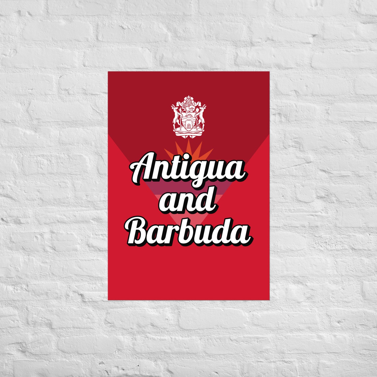 Antigua & Barbuda Wall Art Poster