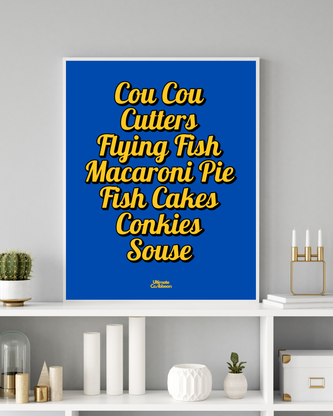 Foods of Barbados Poster Print