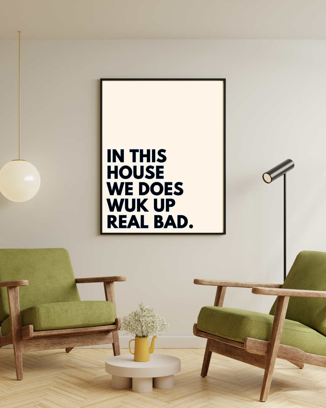 Wuk Up Real Bad Poster Print