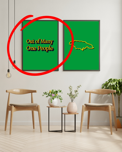 Out of Many, One People Poster Print