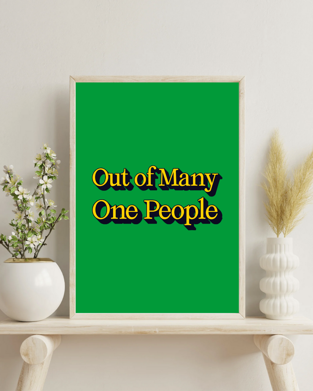Out of Many, One People Poster Print