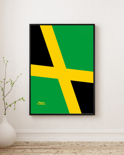 Jamaica Flag Poster Print