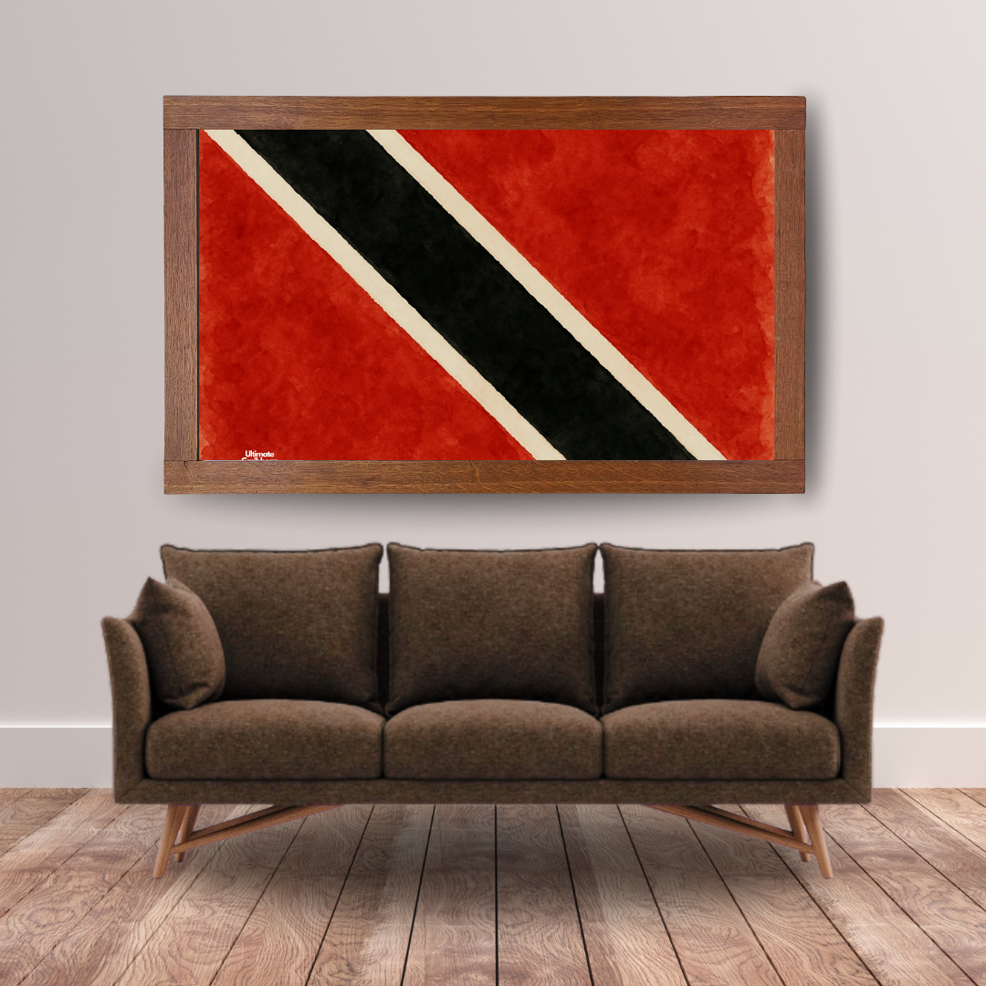 Trinidad and Tobago Watercolour Flag Poster Print