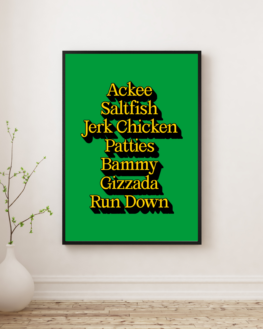 Foods of Jamaica Poster Print