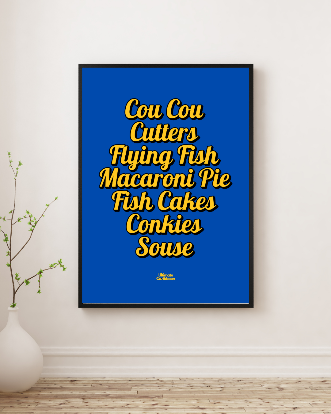 Foods of Barbados Poster Print