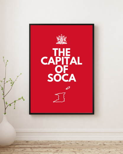 Trinidad & Tobago Capital of Soca Poster Print