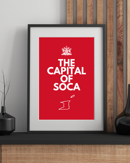 Trinidad & Tobago Capital of Soca Poster Print