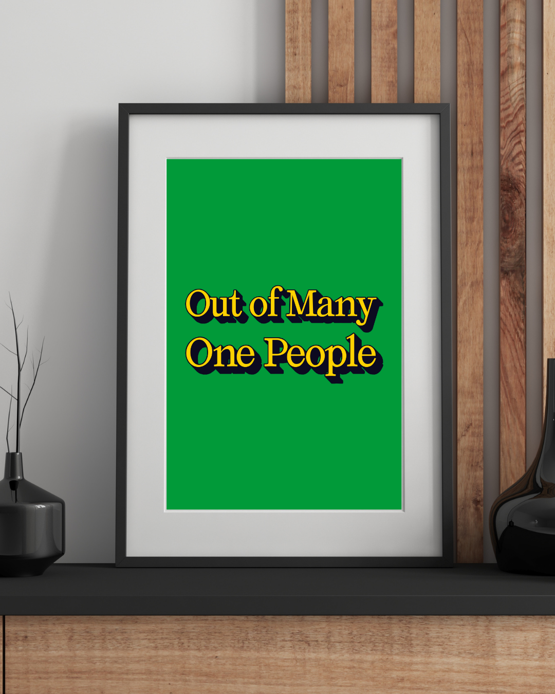 Out of Many, One People Poster Print