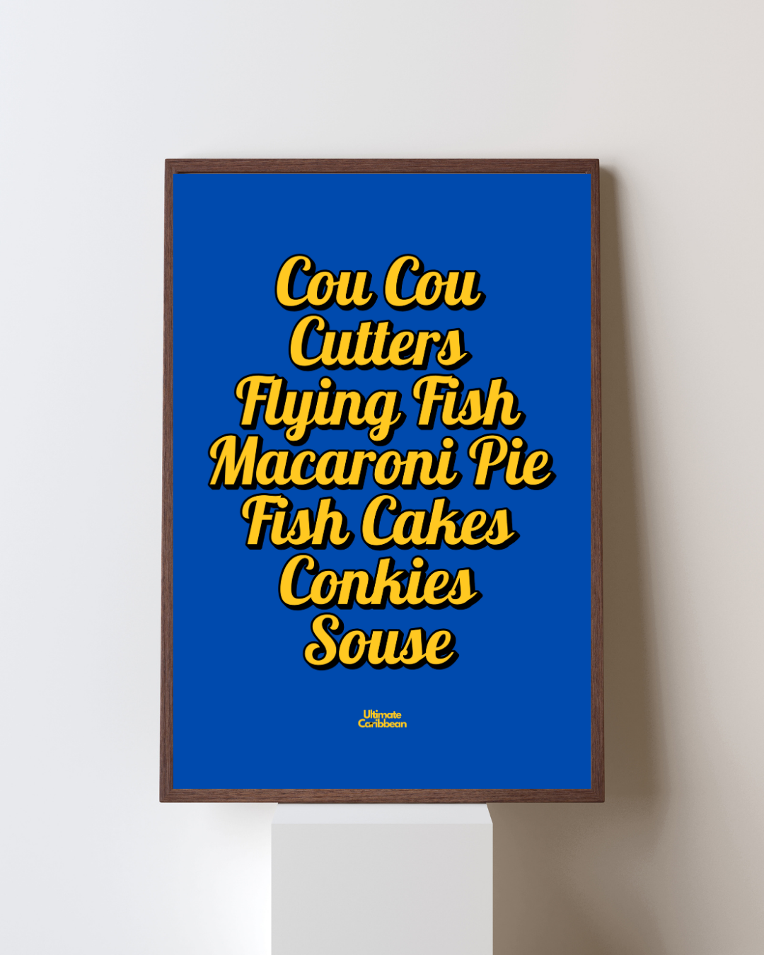 Foods of Barbados Poster Print