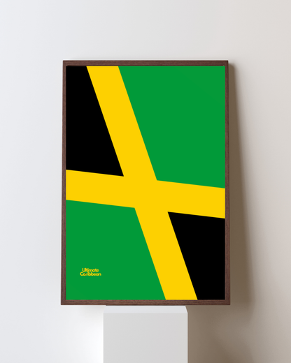 Jamaica Flag Poster Print