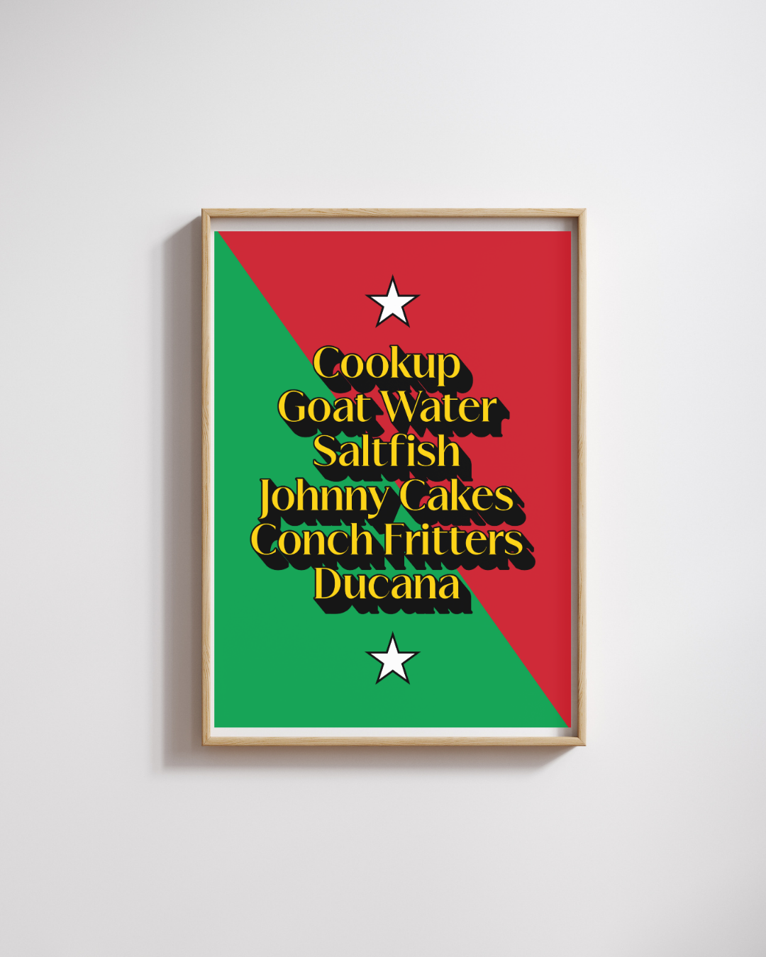 Foods of Saint Kitts and Nevis Poster Print