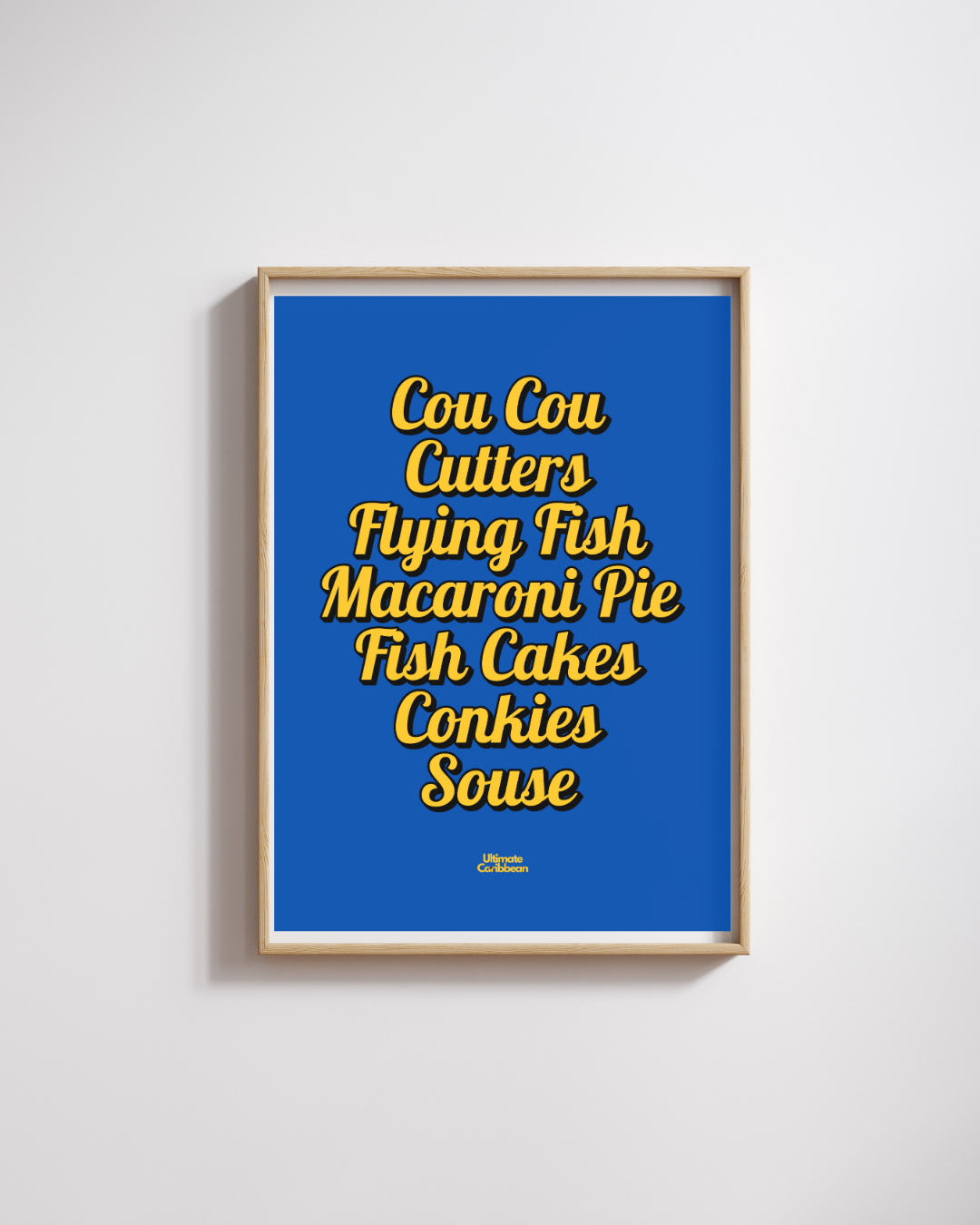 Foods of Barbados Poster Print