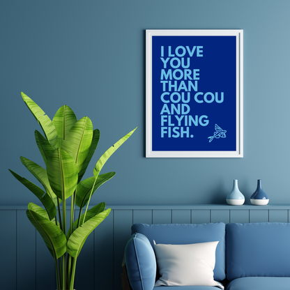 Cou Cou & Flying Fish Poster