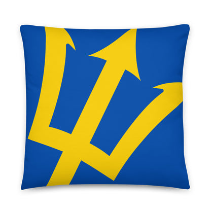 Barbados Yellow Trident Cushion