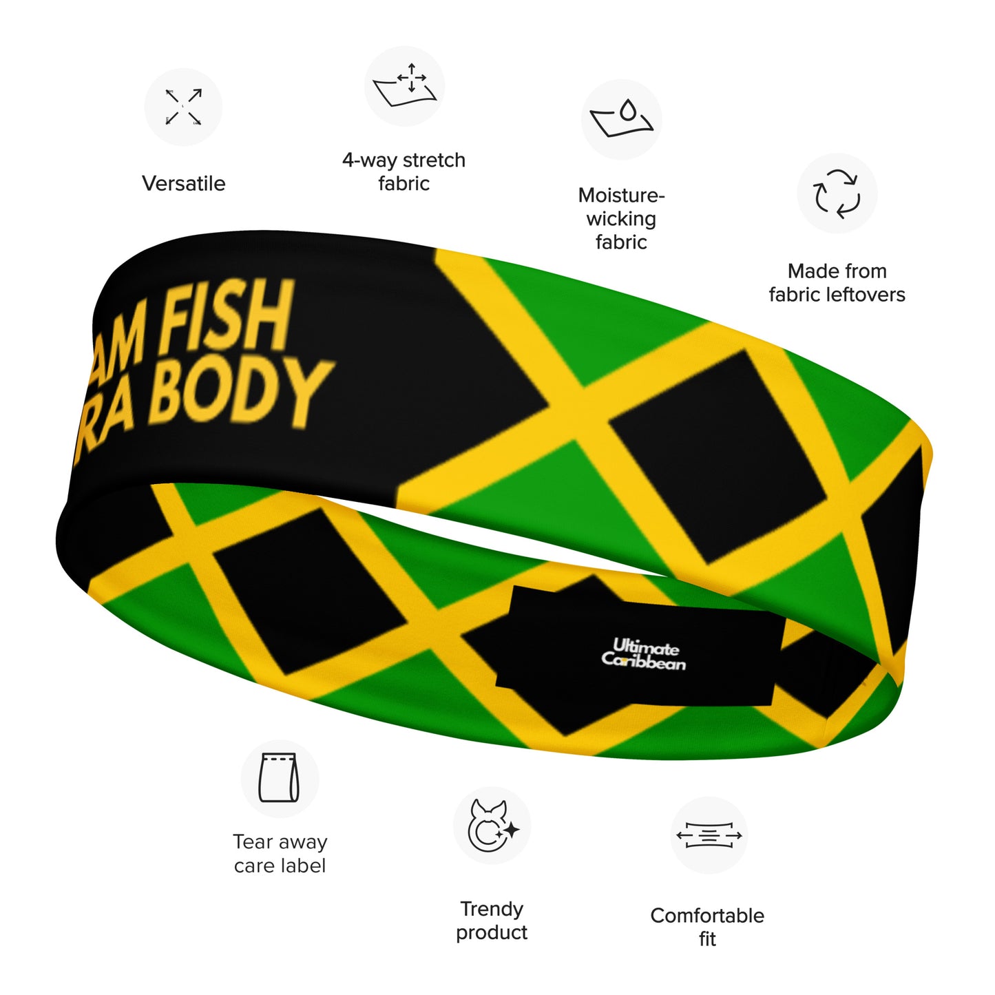 Jamaica - Steam Fish & Okra Body Carnival Headband