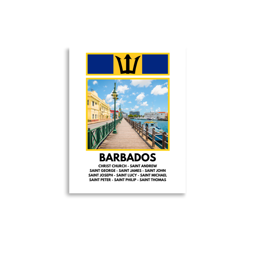 A Window into Barbados Print Poster