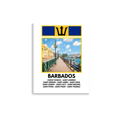 A Window into Barbados Print Poster