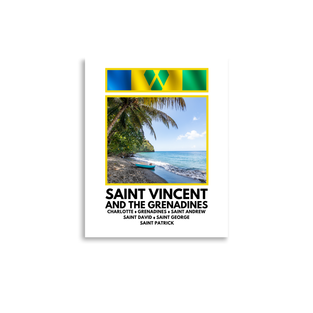 Saint Vincent and The Grenadines Window Poster