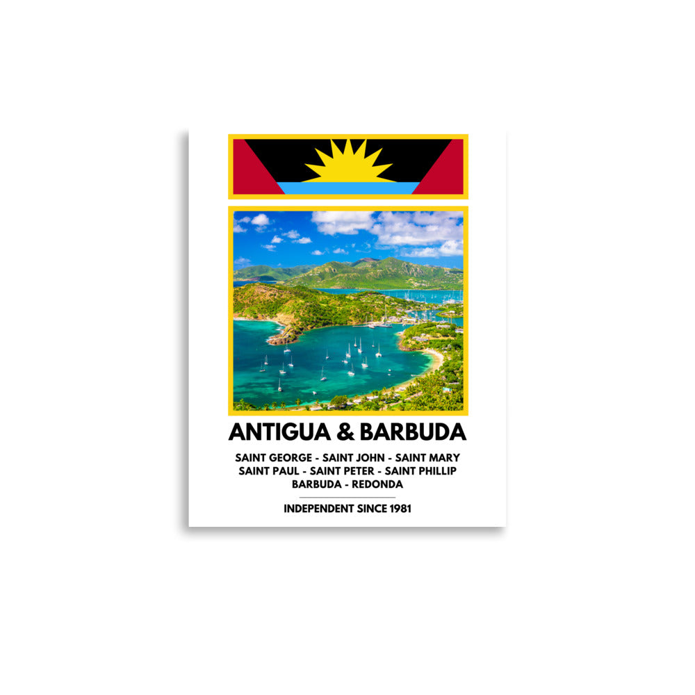 A window into Antigua & Barbuda Wall Poster