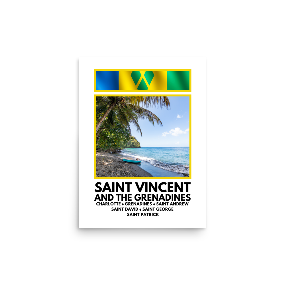 Saint Vincent and The Grenadines Window Poster