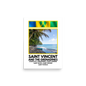 Saint Vincent and The Grenadines Window Poster