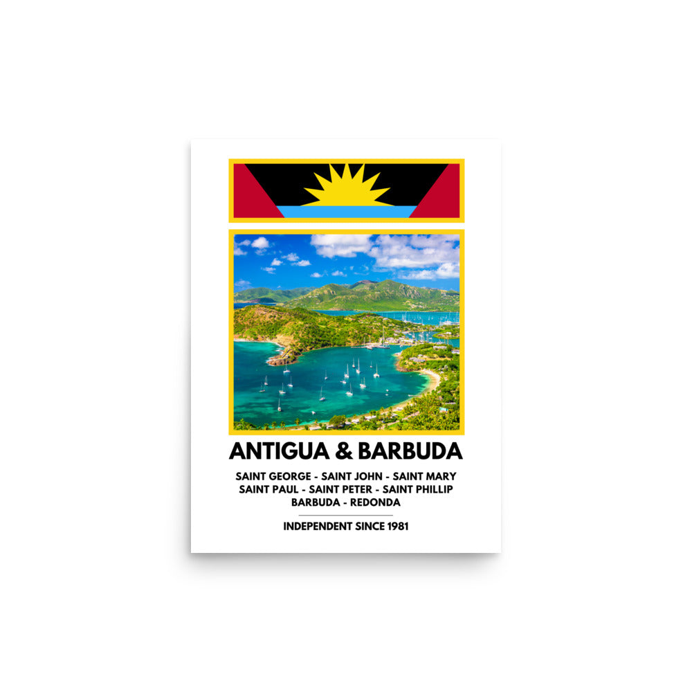 A window into Antigua & Barbuda Wall Poster