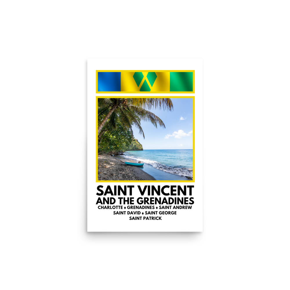 Saint Vincent and The Grenadines Window Poster