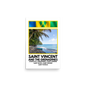 Saint Vincent and The Grenadines Window Poster