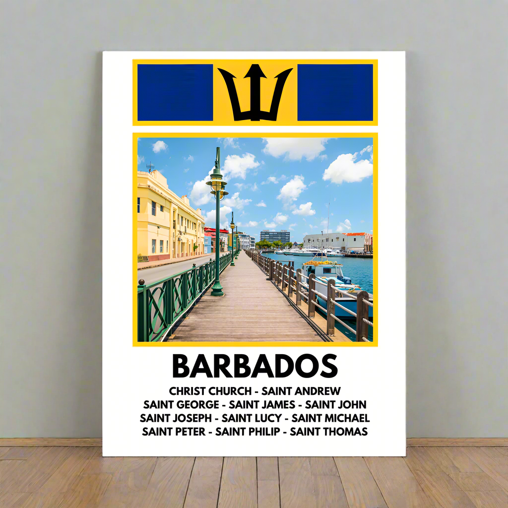 A Window into Barbados Print Poster