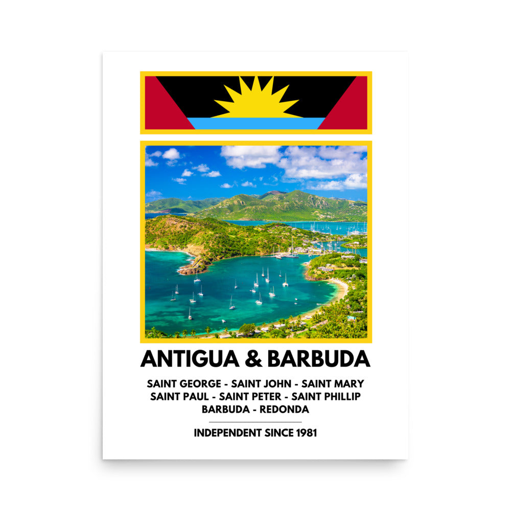 A window into Antigua & Barbuda Wall Poster