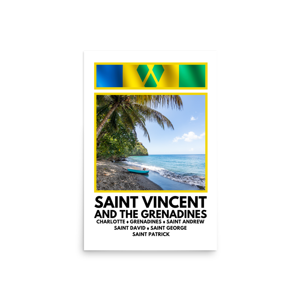 Saint Vincent and The Grenadines Window Poster