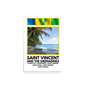 Saint Vincent and The Grenadines Window Poster