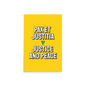 Saint Vincent and the Grenadines Justice and Peace Poster in Bold Yellow