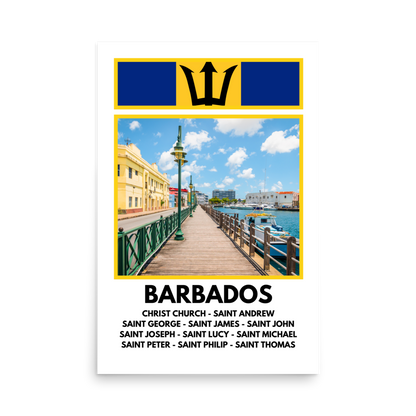 A Window into Barbados Print Poster