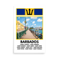 A Window into Barbados Print Poster