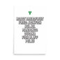 Foods of Saint Vincent Poster in White