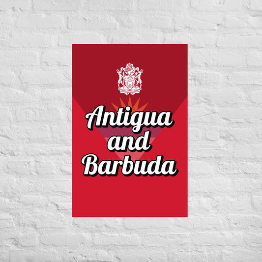 Antigua & Barbuda Wall Art Poster