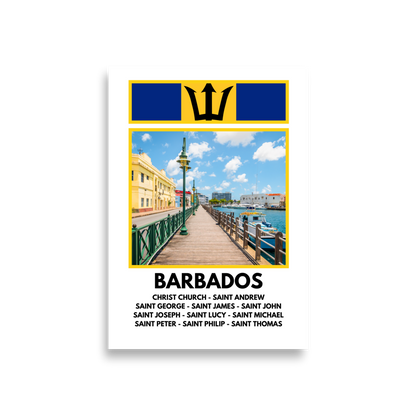 A Window into Barbados Print Poster