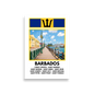 A Window into Barbados Print Poster