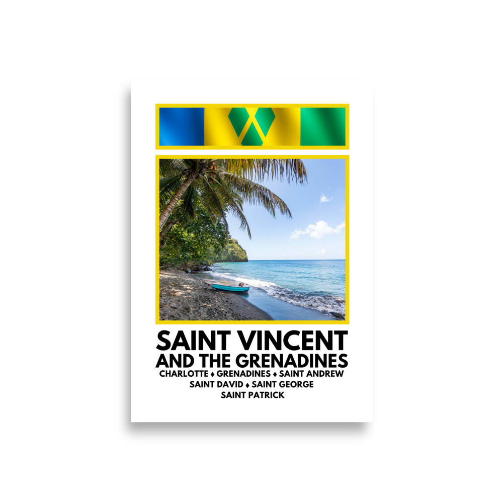 Saint Vincent and The Grenadines Window Poster