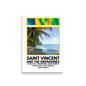 Saint Vincent and The Grenadines Window Poster